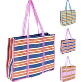 BOLSO PLAYA RAYAS 47X39CM SURTIDOS | KOOPMAN